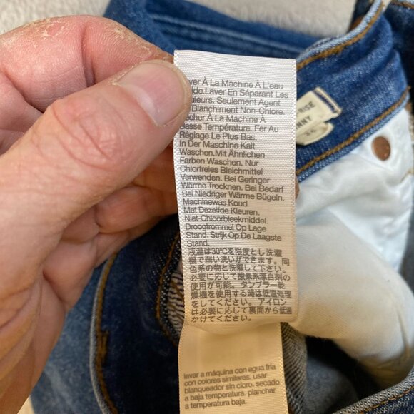 Madewell Womens  Jeans Size 26 10" High-Rise Skinny Blue Cotton Blend Denim - Picture 8 of 16